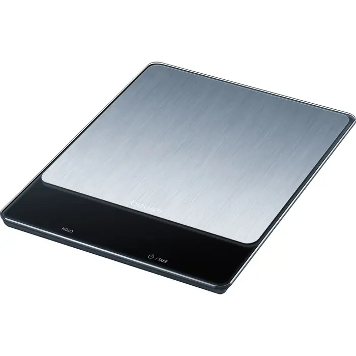 beurer kitchen scale ks 34 xl stainless steel comfort (stainless steel/black) - slika 1