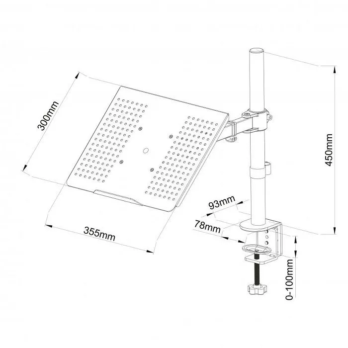 SBOX stolni nosač za 1 monitor LCD-L01 okretni - Strmec, Sveta Nedelja