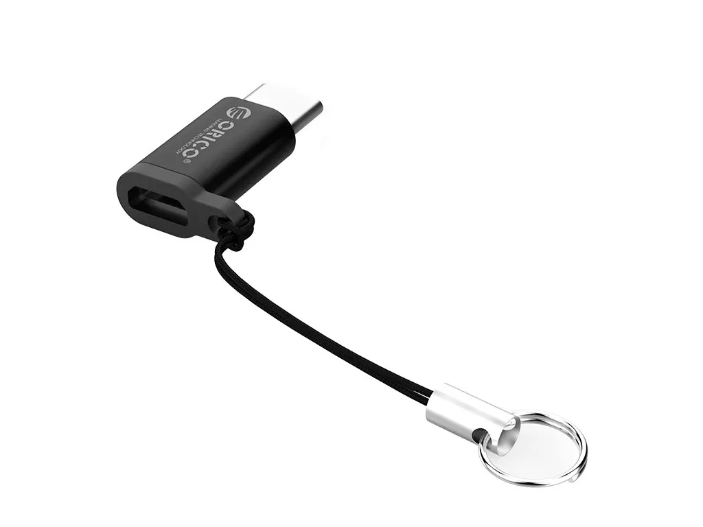 adapter micro usb v usb-c, aluminij, orico cbt-mt01 - cbt-mt01-bk - slika 1