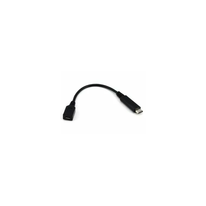 naviatec usb 2.0 c muški na usb 2.0 micro b ženski kabel, 2m, crni - slika 1