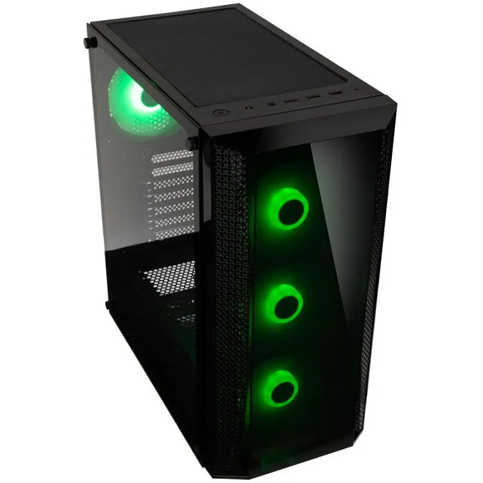 silverstone fara b1 pro midi-tower kućište, argb, tempered glass - crno sst-fab1b-pro - slika 1