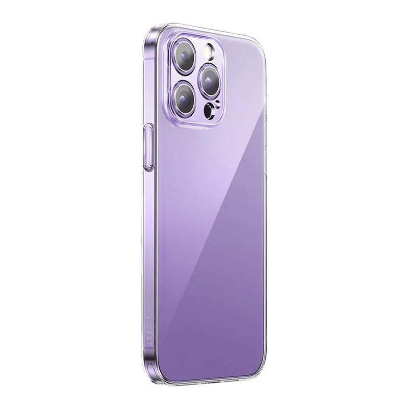 transparent case and tempered glass set baseus corning for iphone 14 pro max - slika 3