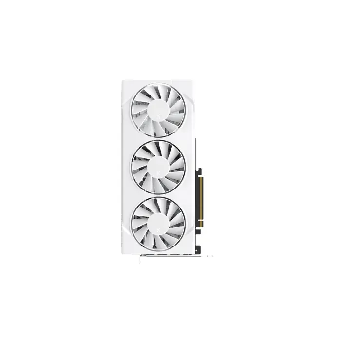 xfx swift rx 9070gre white tri-fan 12gb graphics card - slika 4