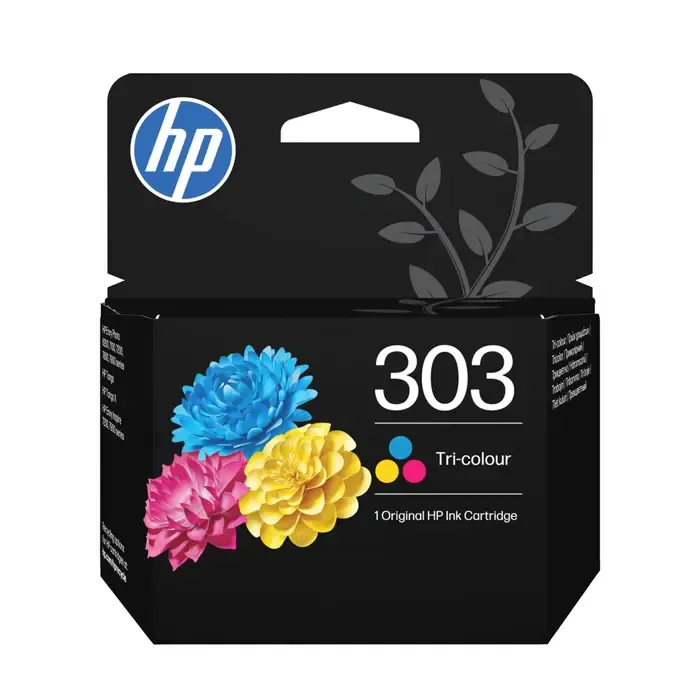 hp 303 tri-color original ink cartridge - slika 1