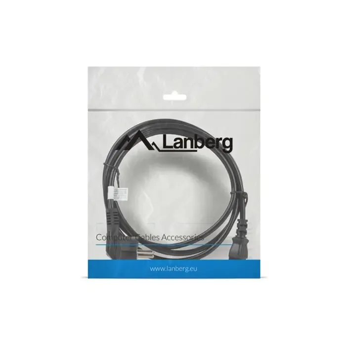 lanberg ca-c13c-11cc-0018-bk power cable black 1.8 m c13 coupler cee7 - slika 1