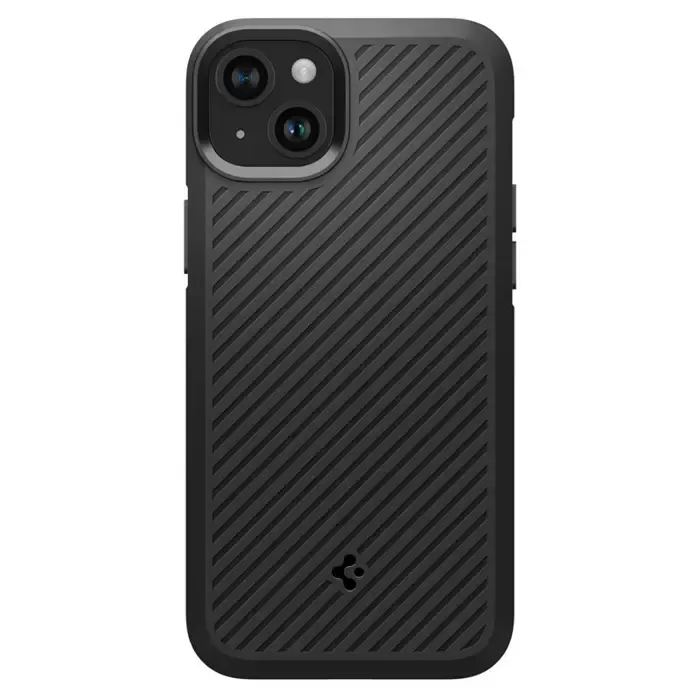 spigen core armor, zaštitna maska za telefon, mat crna - iphone 15 (acs06479) - slika 2