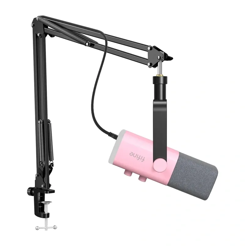 fifine am8t gaming microphone (pink) - slika 2