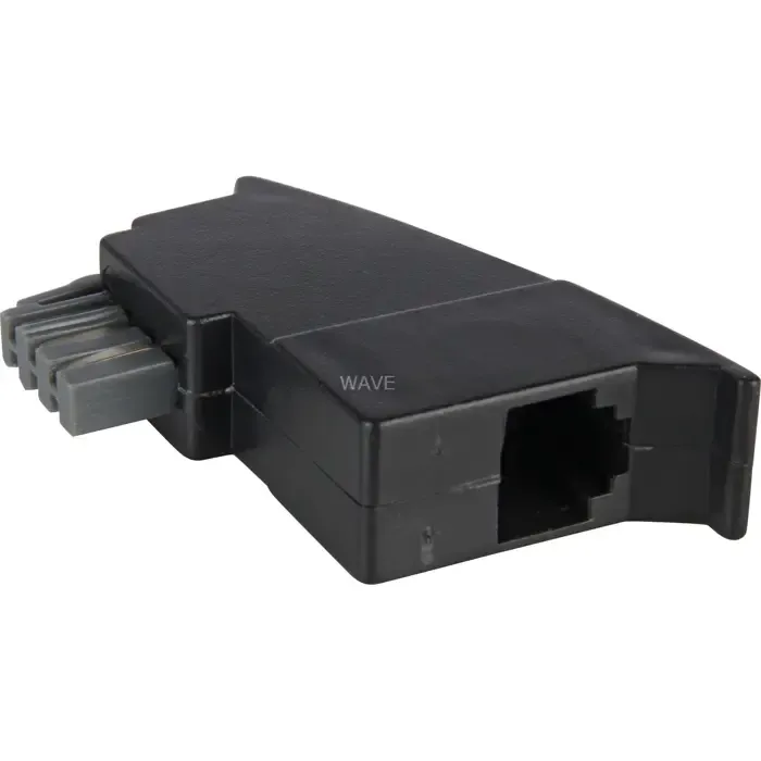 goobay tae adapter plug n > rj11 black - (6p4c) - slika 4