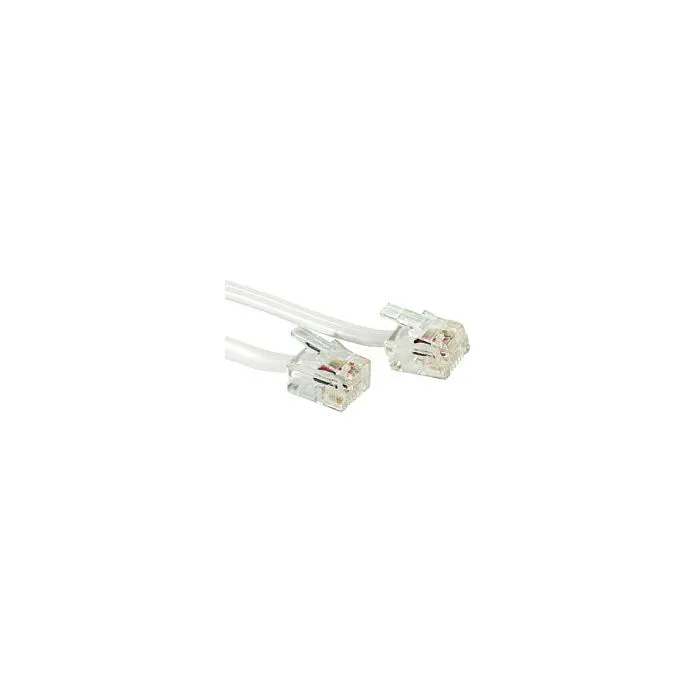 roline rj12 (6p4c) telefonski kabel, 15m - slika 1