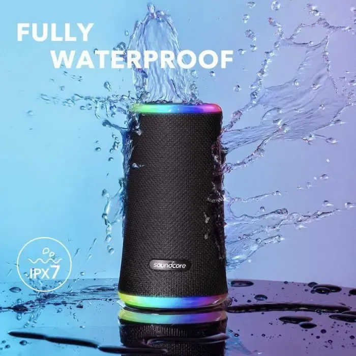 anker soundcore prenosni zvočnik flare ii, črn - slika 4