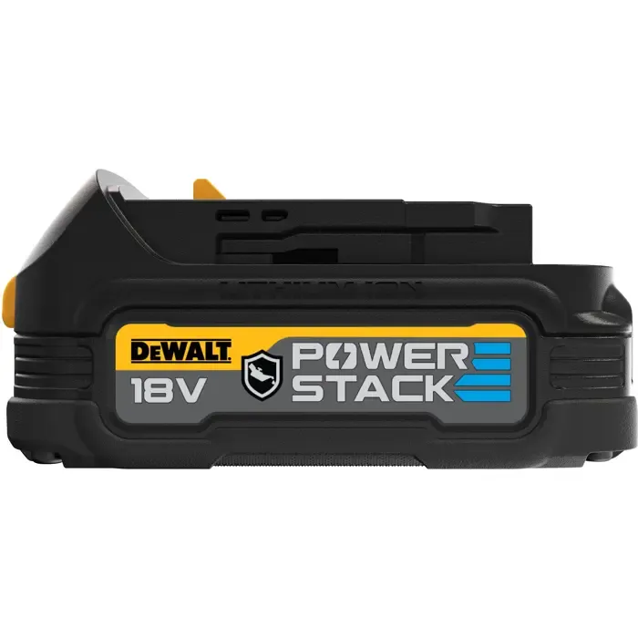 dewalt powerstack battery dcbp034g, 18 volt 1.7ah black, housing protection against chemicals, acids and fuels - slika 2