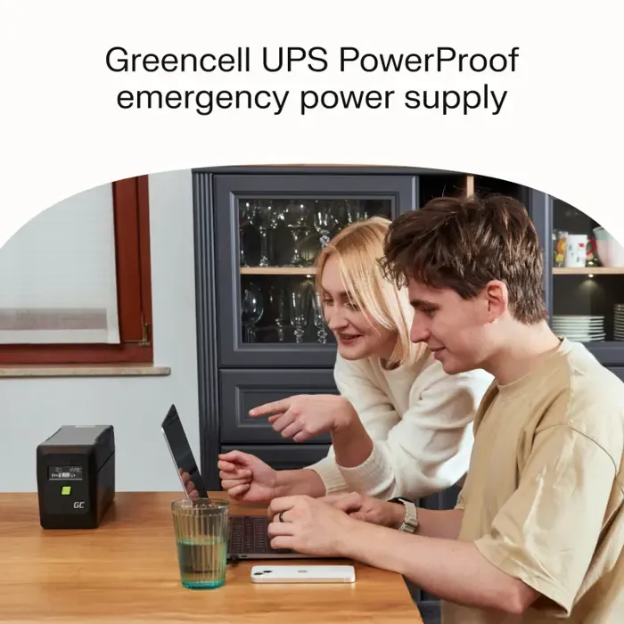 green cell ups (upslp480) 750va/480w, pure sine wave, line interactive avr, powerproof with lcd - slika 4