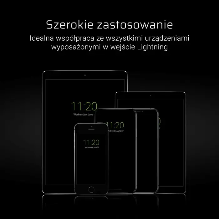 green cell kabgc02 lightning cable 0.25 m black - slika 4