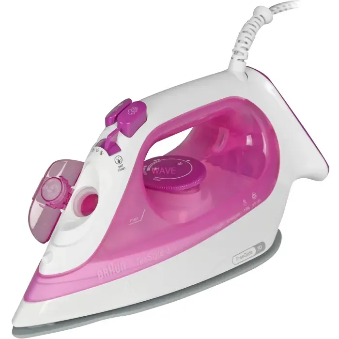 braun texstyle 3 si 3030pu, steam iron (white/purple) - slika 3
