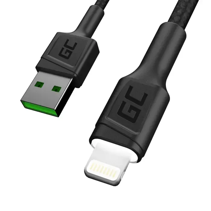 green cell kabgc12 lightning cable 2 m black - slika 2