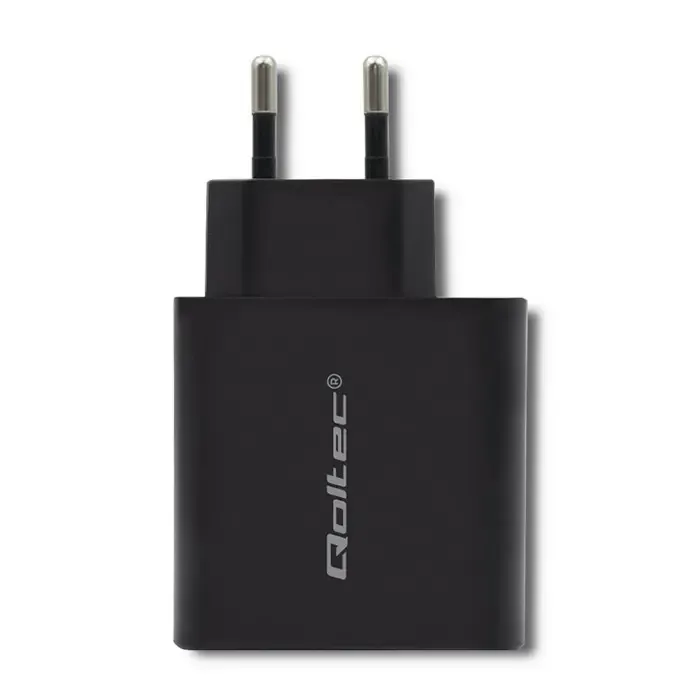 qoltec 51717 charger | 45w | 5-20v | 2.25-3a | usb type c pd | usb | black - slika 5