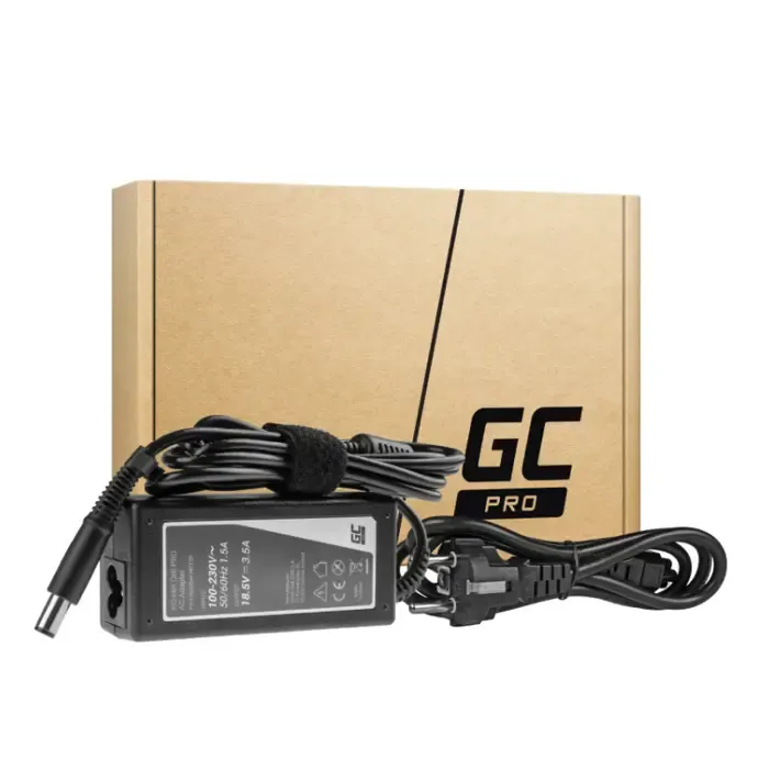 green cell (ad12p) ac adapter 65w za hp, 18.5v/3.5a, 7.4mm-5.0mm - slika 3