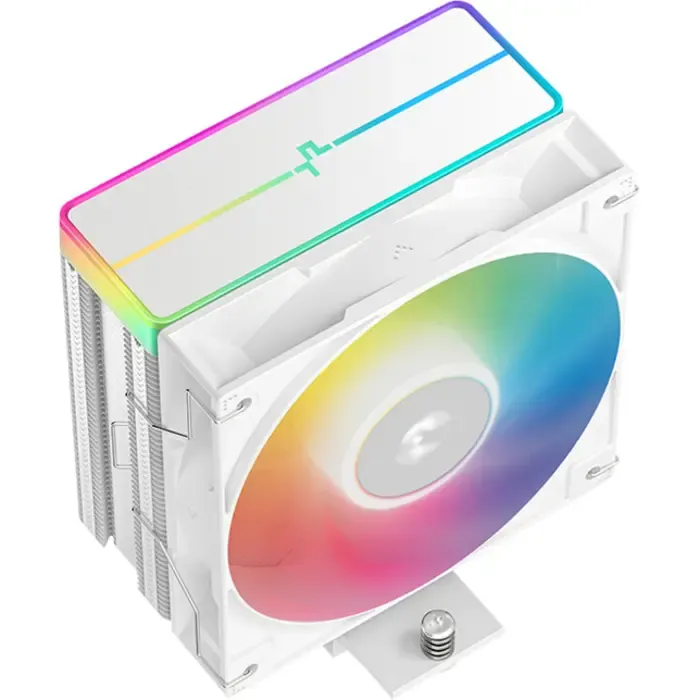 deepcool ag400 argb v2, cpu cooler white, 120 mm - slika 2