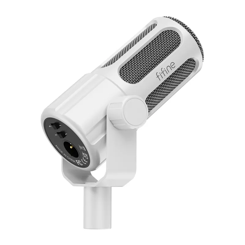 fifine tank1 dynamic microphone (white) - slika 3