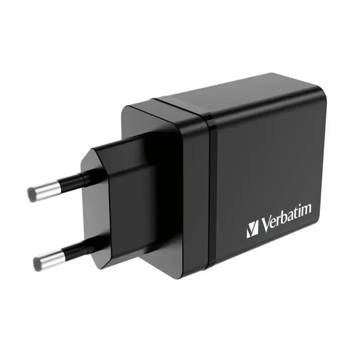verbatim zidni punjač od 30 w s 4 usb priključka - crni - slika 4