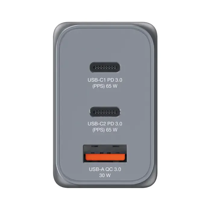 verbatim gnc-65 gan charger 65w 2xusb-c/1xusb-a - slika 2