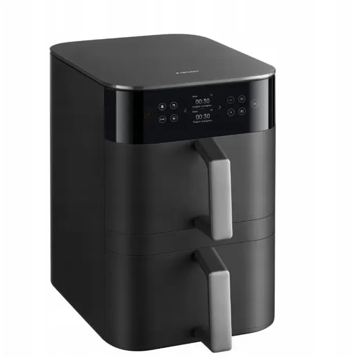 xiaomi smart double stack air fryer 12l stand-alone 2800 w hot air fryer black - slika 2