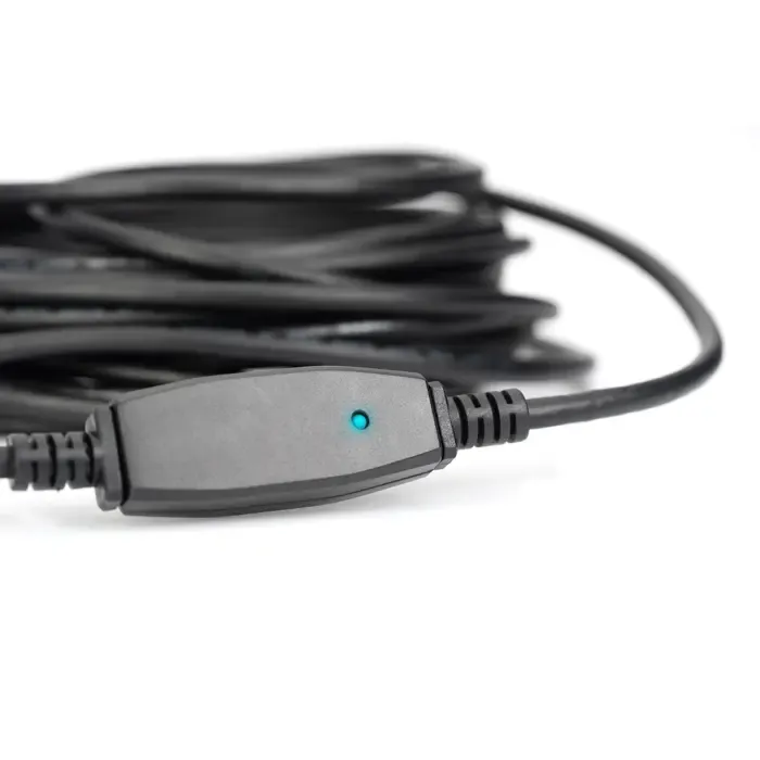 digitus active usb 3.2 gen 1 extension cable, 15 meters black, repeater cable - slika 3
