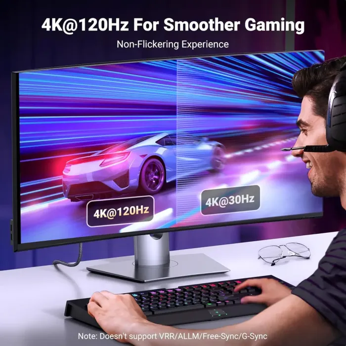 ugreen cable displayport to hdmi 8k@60hz - 1m - slika 5