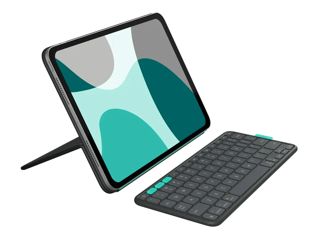 ovitek s tipkovnico logitech flip folio za ipad pro 11 (m4) in ipad air 11 (m2 & m3, 5.gen), grafit, slo g. - 920-013403 - slika 1
