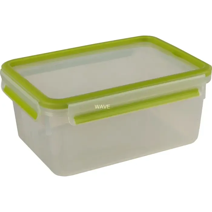 emsa clip & go lunchbox xl, lunch box (green/transparent, with inserts) - slika 3