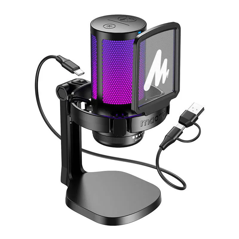 gaming microphone maono dgm20 (black) - slika 2