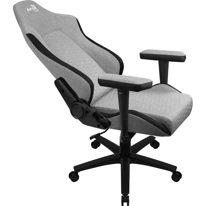 aerocool crownashgr, ergonomic gaming chair, adjustable cushions, aeroweave technology, grey - slika 4