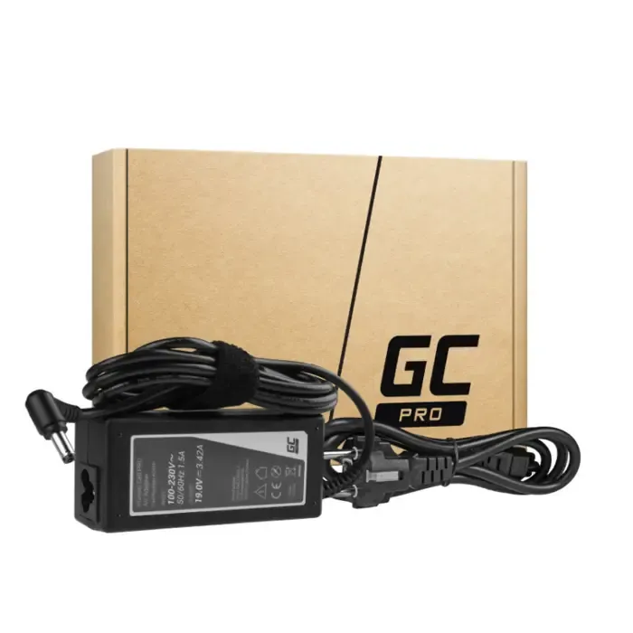 green cell pro (ad25p) ac adapter 65w, 19v/3.42a, 5.5mm-2.5mm - slika 3
