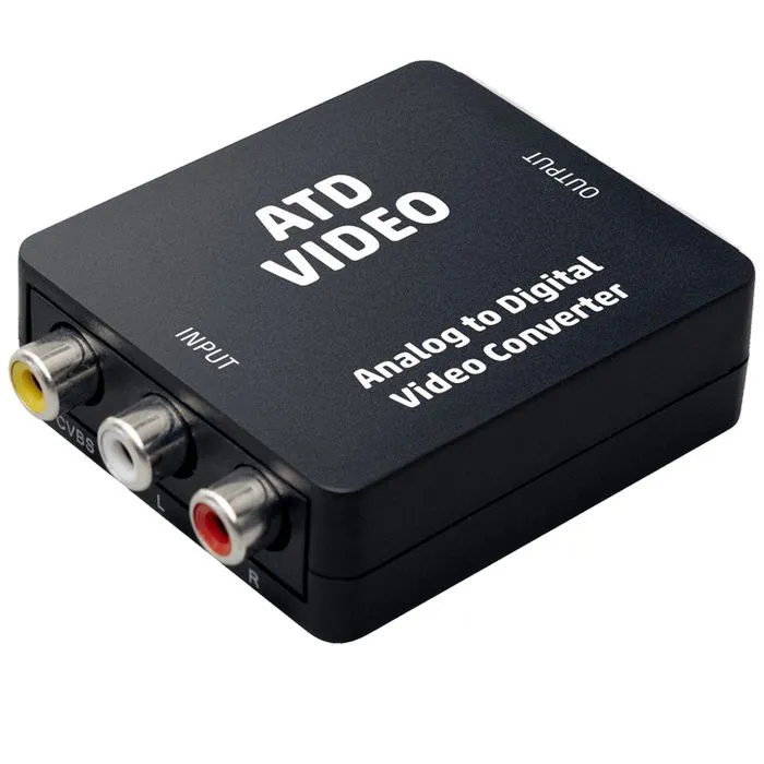 home analogno - digitalni video konverter, 3 x rca na hdmi - atd video - slika 1