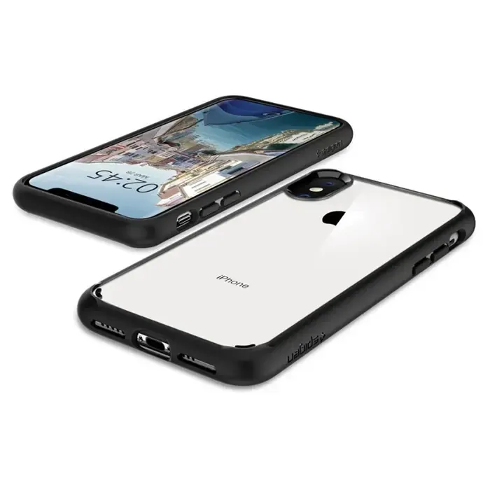 spigen ultra hybrid, zaštitna maska za telefon, mat crna - iphone xs/x - slika 4