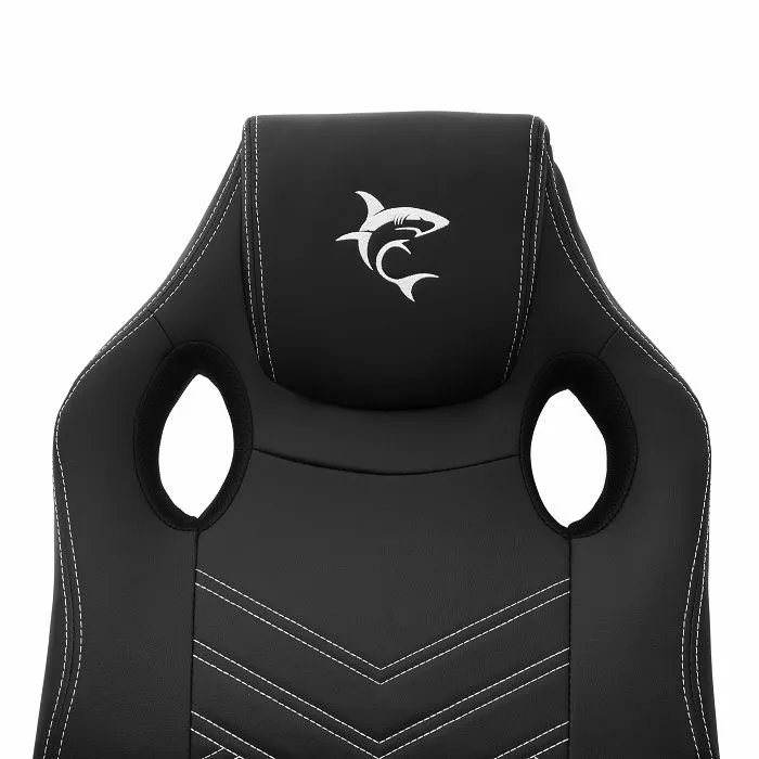 white shark gaming stolica zolder crna - slika 4
