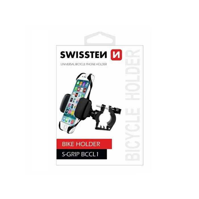 swissten držač za mobitel, za bicikl ili motor s-grip bccl1 - slika 1