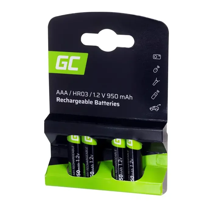 green cell gr03 household battery rechargeable battery aaa nickel-metal hydride (nimh) - slika 2