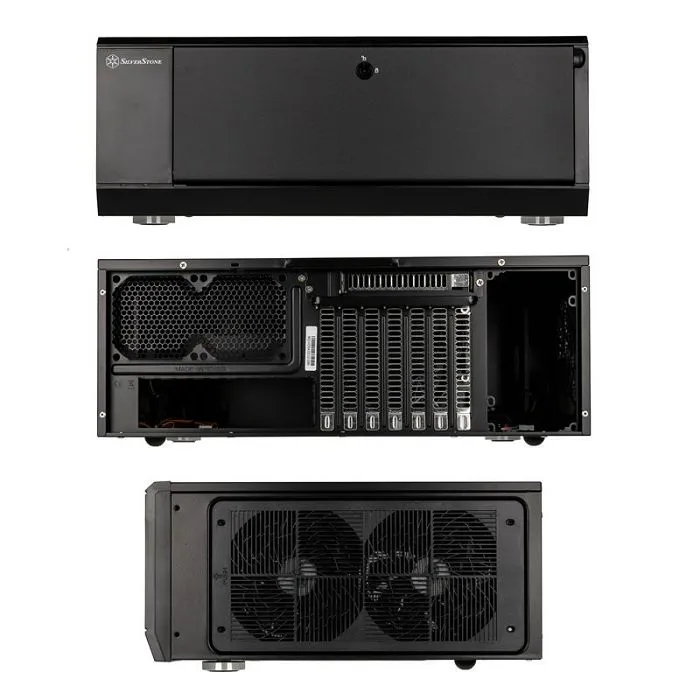 silverstone sst-gd10b grandia desktop kućište - crno sst-gd10b - slika 1