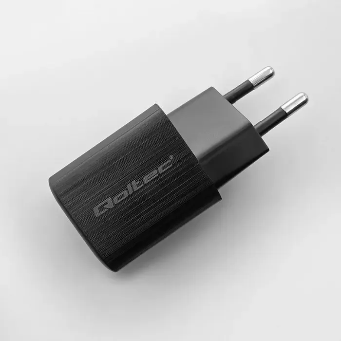 qoltec 50764 mobile device charger laptop, portable gaming console, power bank, smartphone, smartwatch, tablet black ac fast charging indoor - slika 3