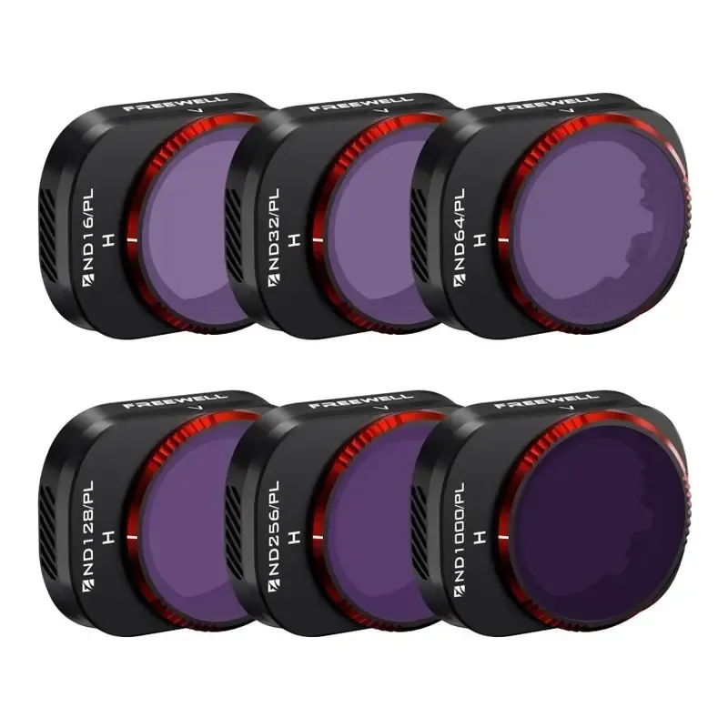 set of 6 filters bright day freewell for dji mini 4 pro - slika 1