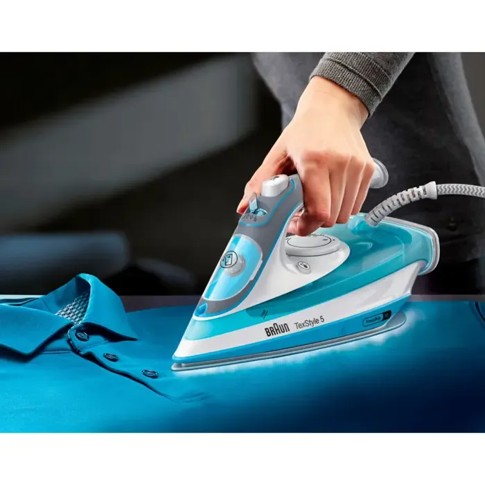 braun texstyle 5 si 5006 bl, steam iron (blue/white) - slika 2