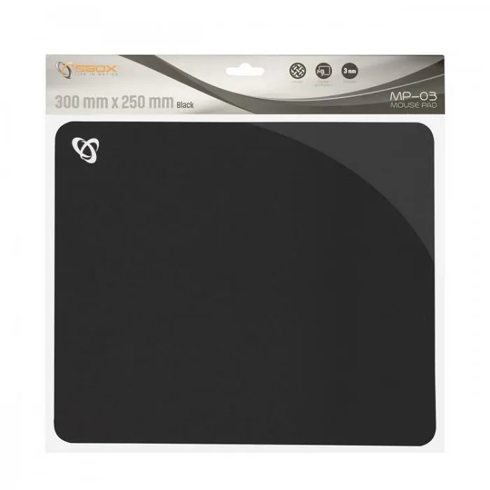 sbox podloga za miša mp-03 crna - slika 3