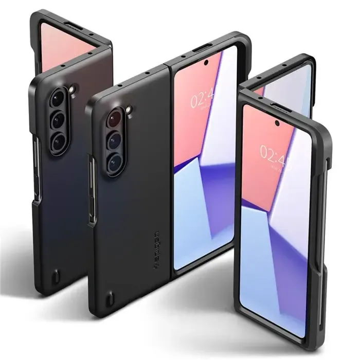 spigen thin fit, p (s pen), zaštitna maska za telefon, crna - samsung galaxy z fold5 (acs06209) - slika 4