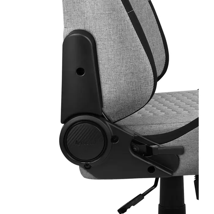 aerocool crownashgr, ergonomic gaming chair, adjustable cushions, aeroweave technology, grey - slika 5