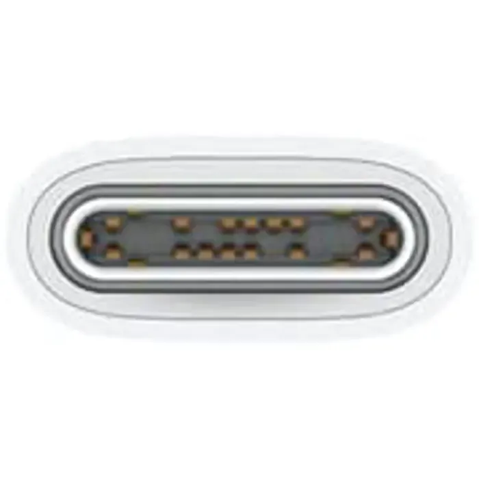 apple usb cable, usb-c connector > usb-c connector (white, 1 meter, sleeved) - slika 2
