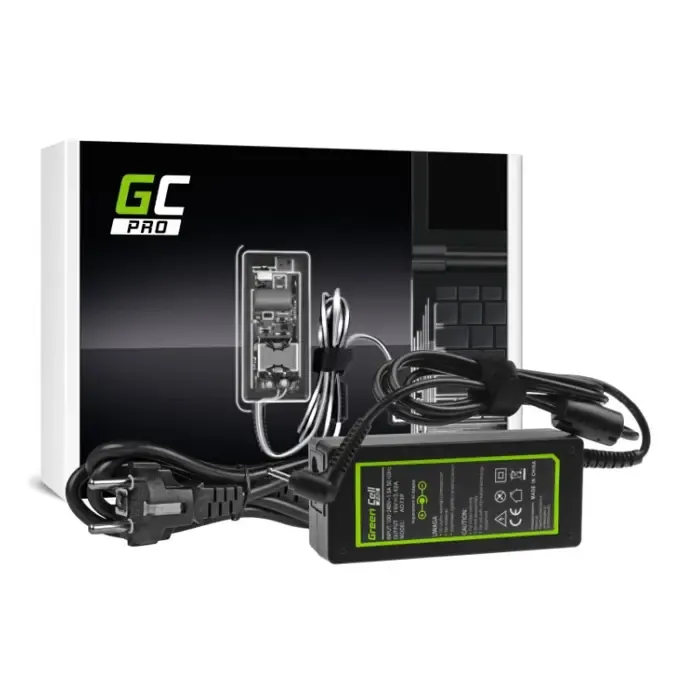 green cell (ad73p) ac adapter 65w, 19v/3.42a, 3.0mm-1.1mm - slika 3