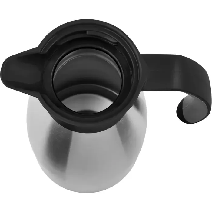 emsa vacuum jug soft grip, 1 liter (stainless steel/black, quick tip closure) - slika 3