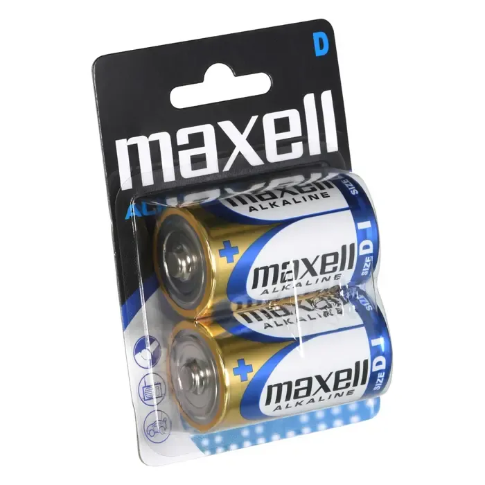 maxell battery alkaline lr20 2 pcs. - slika 3