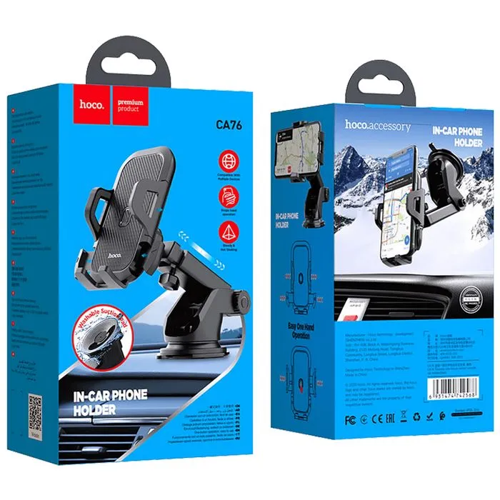 hoco. auto držač za mobilne uređaje od 4.5 do 6.5" - ca76 touareg - slika 2
